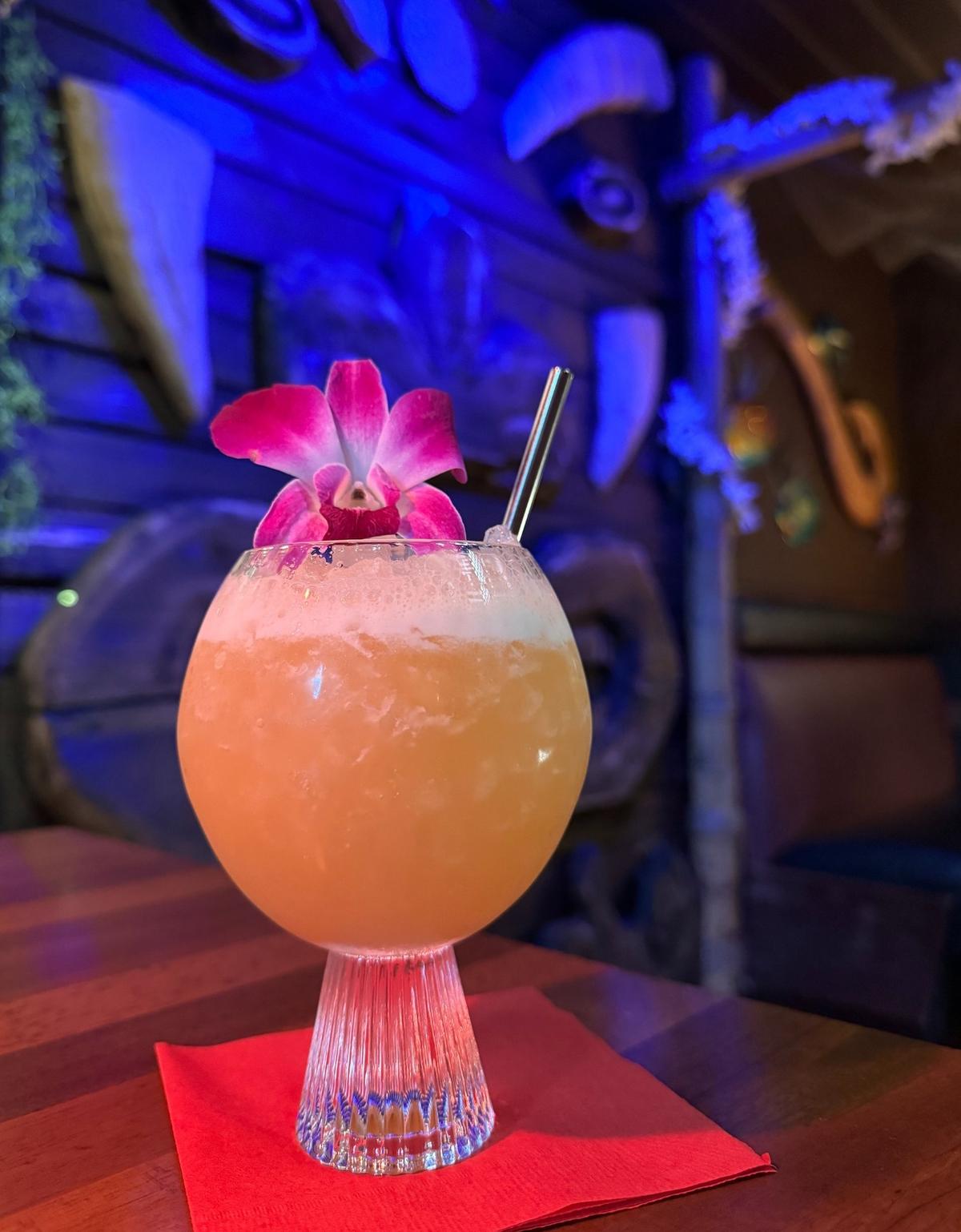 The “Cinderella” mocktail at Tacoma’s Da Tiki Hut.