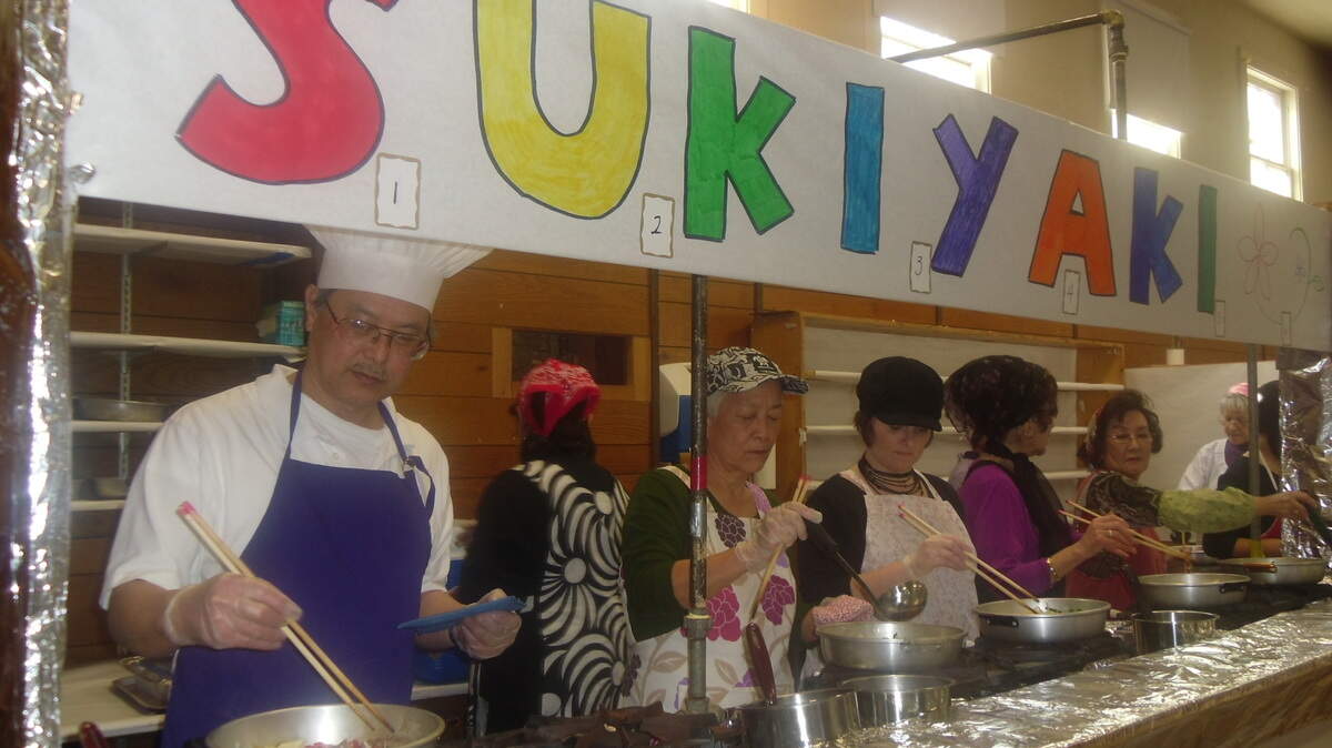The Tacoma Buddhist Temple hosts a sukiyaki lunch every spring, featuring the traditional Japanese hot pot of thinly sliced beef, seared and simmered in a soy, mirin and sake broth.