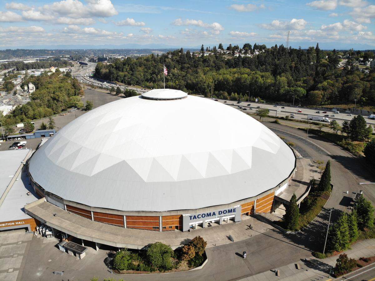 The Tacoma Dome, on Thursday, Sept. 19, 2024, in Tacoma, Wash. 