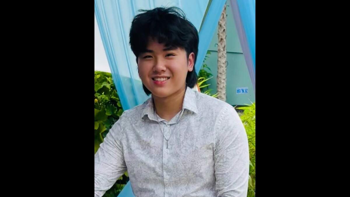 Matthew Nguyen, 19, is pictured in August 2024 in Vietnam.