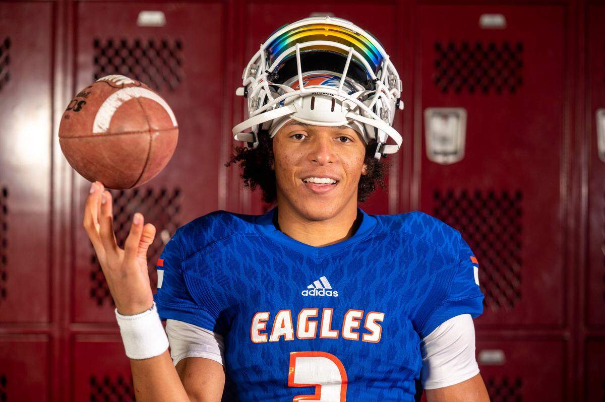 Graham-Kapowsin’s Joshua Wood photographed at Mount Tahoma High School on Monday, Dec. 20, 2021.