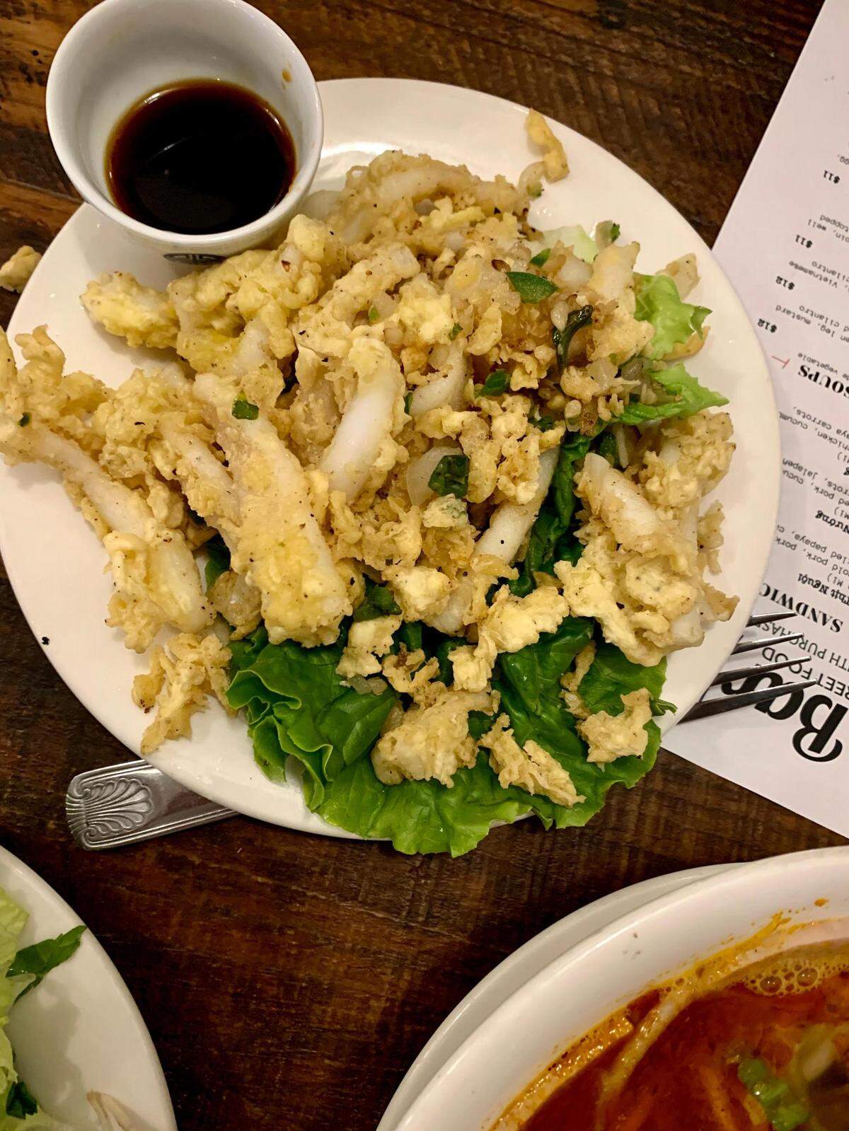 The salt and pepper squid at La Car Bar in Tacoma is just one of many Vietnamese street food dishes to try.