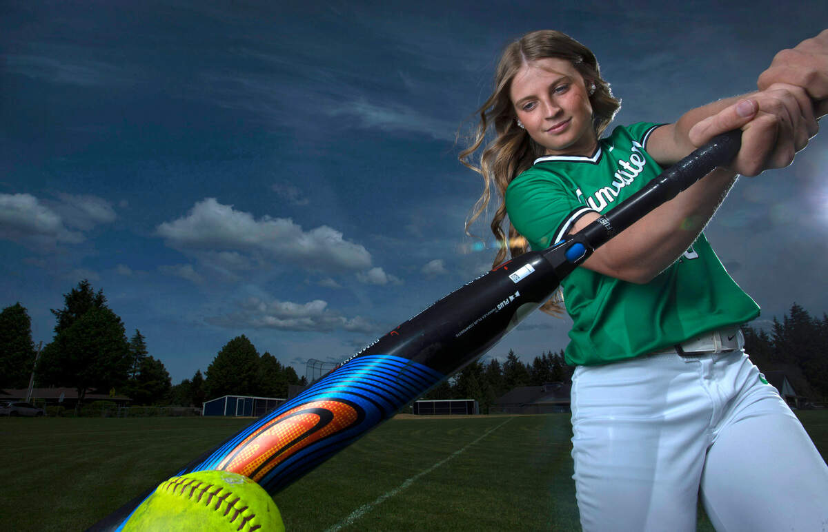 Tumwater senior shortstop Aly Waltermeyer is The Olympian’s All-Area Softball Player of the Year after helping lead the T-Birds to the 2A state championship. She is shown at Olympia High School in Olympia, Washington on Wednesday, June 8, 2022.