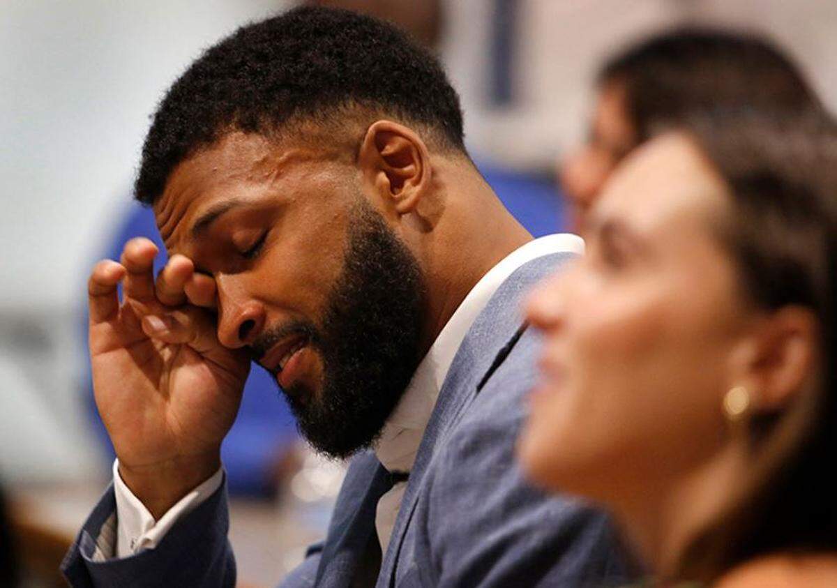 The ceremony honoring Julian Love at his Nazareth Academy high school in La Grange Park, Illinois, in July 2023 moved the Seahawks Pro Bowl safety to tears.