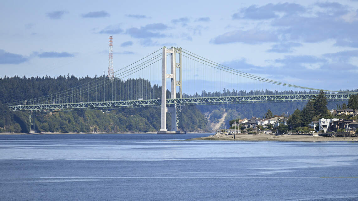 Delays on Tacoma Narrows Bridge start as crews begin two weeks of repairs