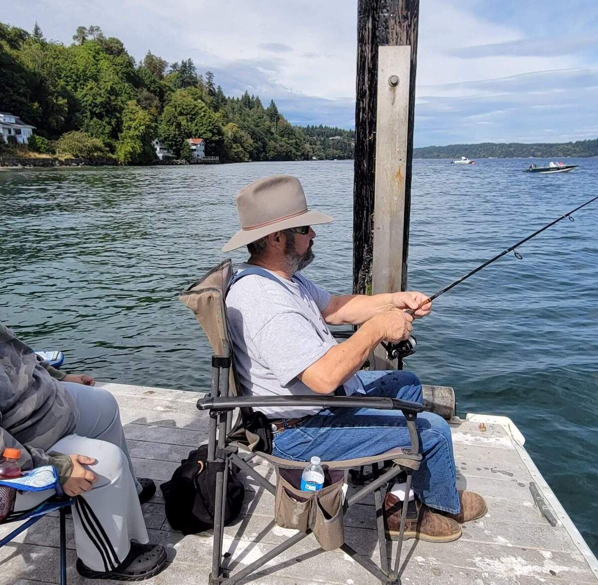 Larry Oathout was an ally for salmon in the Harbor ever since he came to the area in 1970.