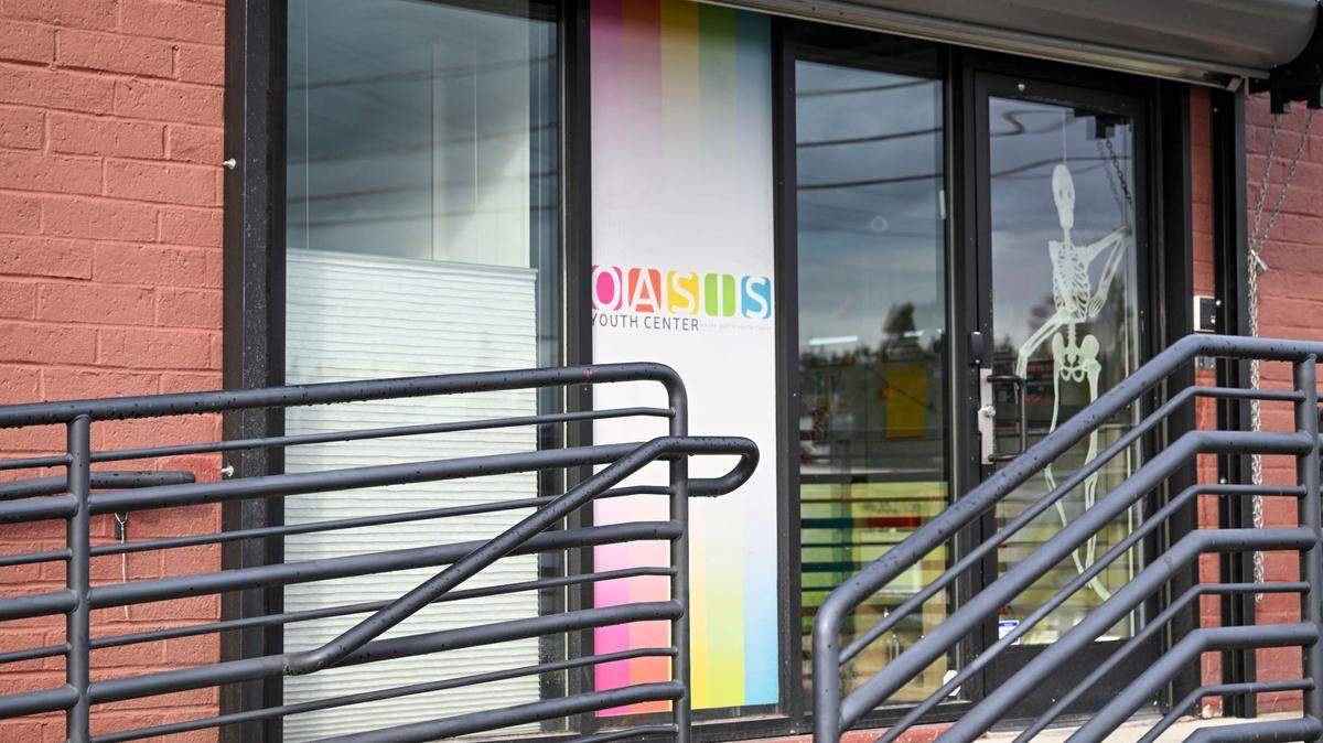 The Oasis Youth Center is seen on Wednesday, Oct. 11, 2023 in Tacoma. The center filed a lawsuit against the Pierce County AIDS Foundation on Monday alleging PCAF misappropriated tens of thousands of dollars from the nonprofit, of which PCAF is the fiscal sponsor.