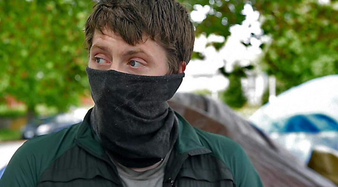 A family feud forced Dylan Heatherly, 32, out of his home in 2019 and onto the streets of Tacoma. Currently he’s living in a homeless encampment at 8th and Yakima where he’s learned to value the simple necessities of life like a hot shower and security. “I can’t even think about going and getting your job right now, because if I leave my camp for any extended period of time, I can basically expect my things to be gone,” he said.