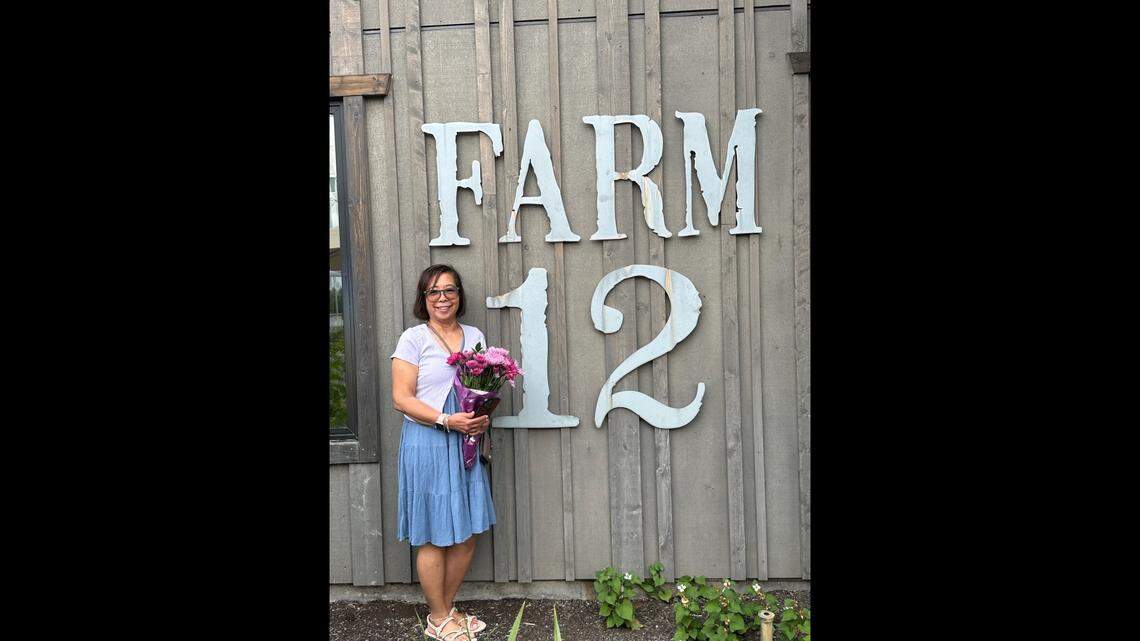 Lewelyn Dixon, 64, of Edgewood, is shown in a July 2024 photo. Dixon, a University of Washington lab technician and a green card holder, is detained at the Northwest ICE Processing Center due to a prior criminal conviction. She was detained Feb. 28 after returning to the United States from a trip to the Philippines .