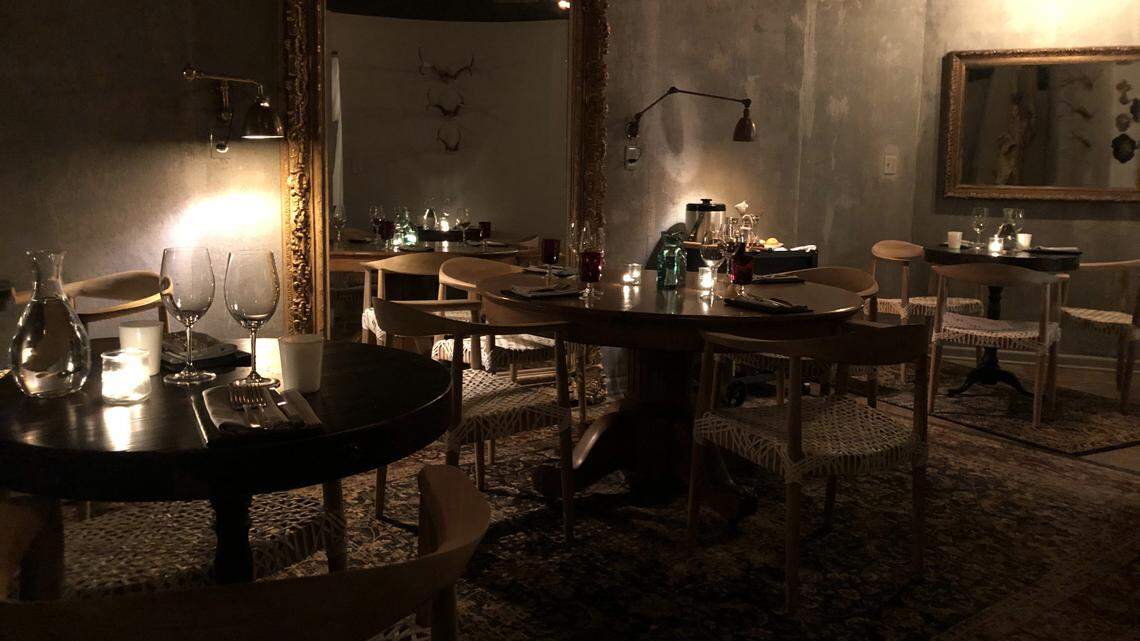 The dining room of Animarum in Gig Harbor.