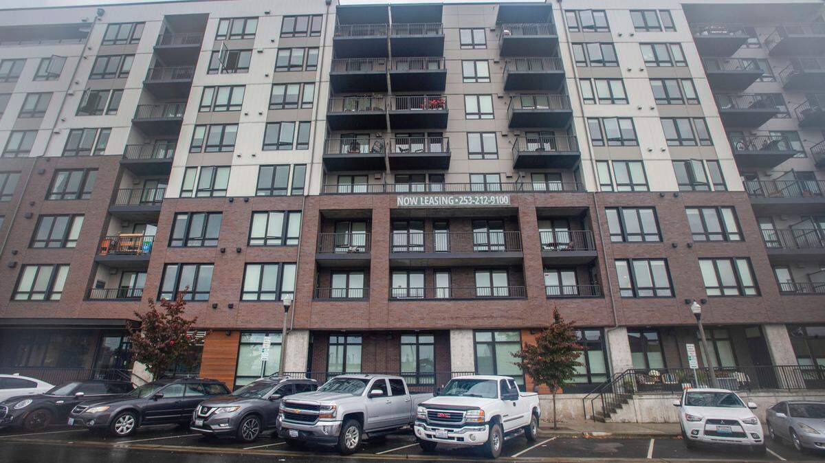 According to Apartment List, a listings and data site, Tacoma was the lowest-priced for rent among the nine other cities in its Seattle-Tacoma metro report, but had the fastest rate of rent growth. Stadium Apartments in the historic Stadium District is among the offerings for renters to choose from in the city. Photo taken on Thursday, Sept. 30, 2021.