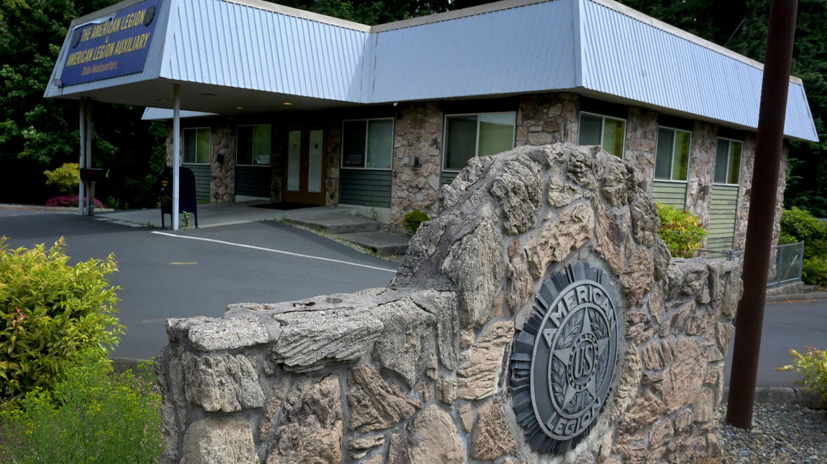 Photo of the American Legion Department of Washington building at 3600 Ruddell Road Southeast in Lacey. Photo taken June 16, 2023.