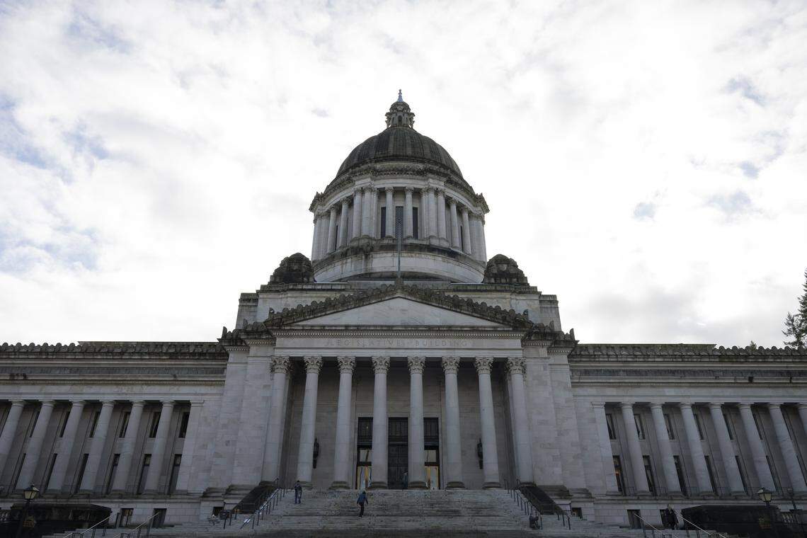 The Washington State Capitol building, on Monday, Jan. 5, 2026 in Olympia.