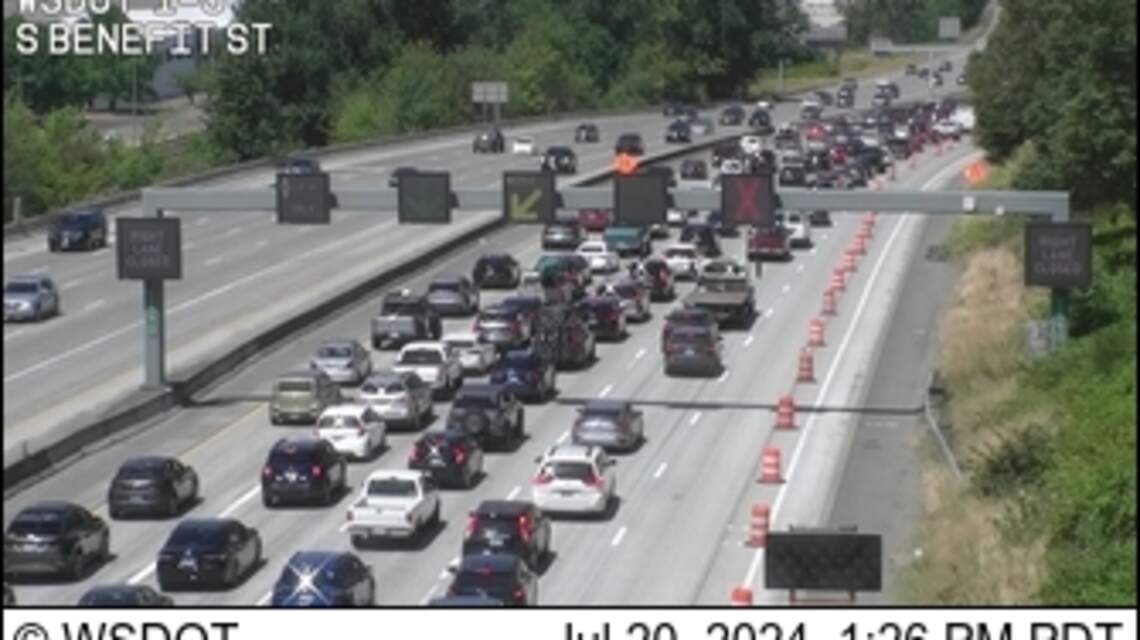 Got plans in Seattle this weekend? Expect heavy delays traveling from Pierce County