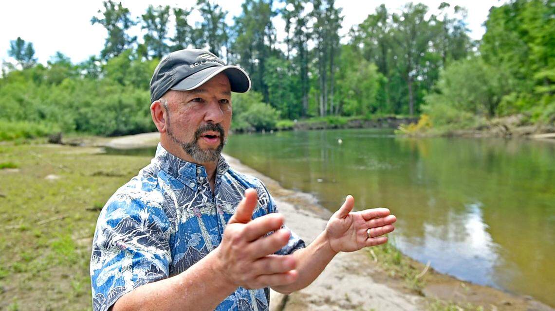 David Troutt, head biologist for the Nisqually Tribe, believes a solution can achieved to limit the impact Interstate 5 is having on the Nisqually River. “We’re hopeful that we can do a complete reconstruction of I-5 across in the Nisqually Delta to protect it for the economic value and value for national security, but do it in a way that also promotes critical habitat for salmon, and is respectful of the tribes treaty rights and desire to fish,” Troutt said.