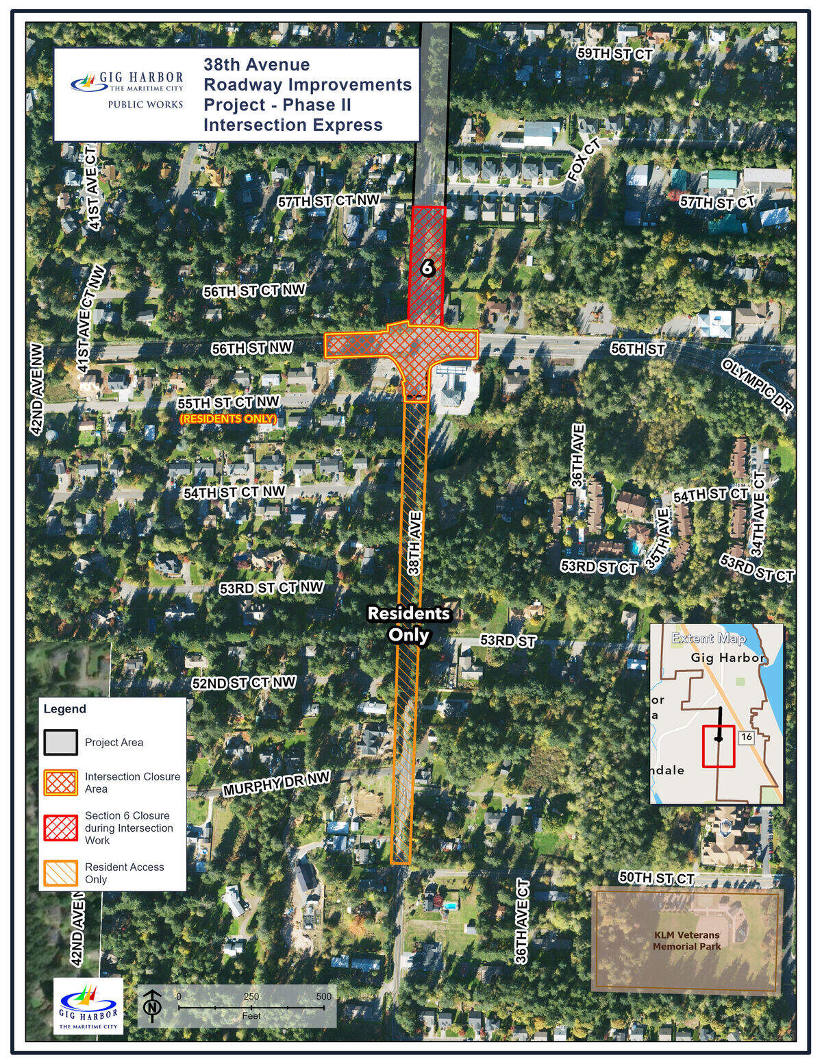 Non Intersection Busy Gig Harbor intersection will be closed all weekend | Tacoma News ...