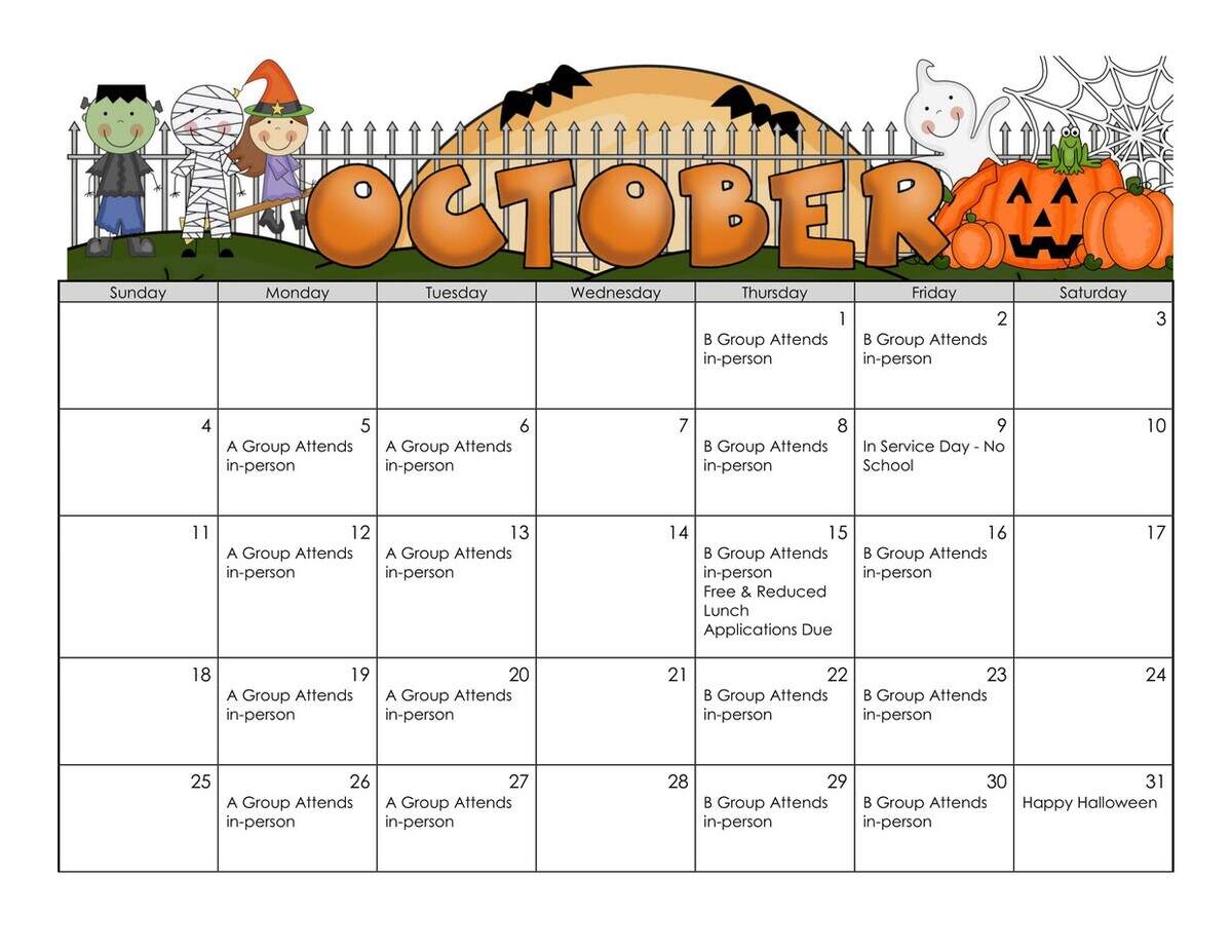 Eatonville School District schedule for October shows when students will be returning for in-person learning as COVID-19 cases decrease in Pierce County.