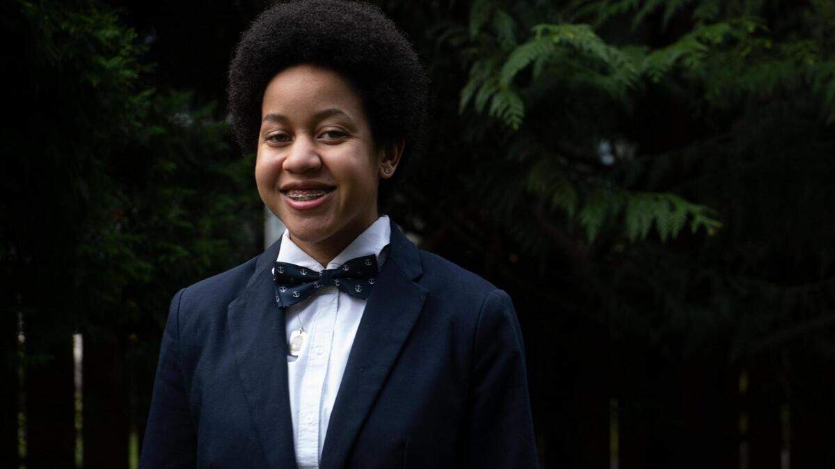 Lauryn Boschulte, a senior debater at Gig Harbor High School, said learning to orate into a laptop was “super weird,” but she’s getting used to it.