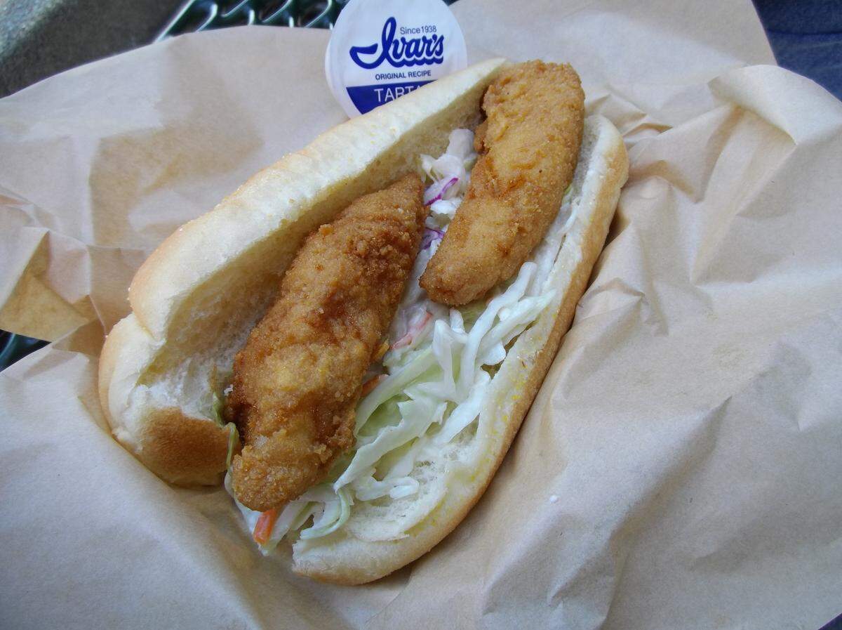 The Ivar's dog from Cheney Stadium.