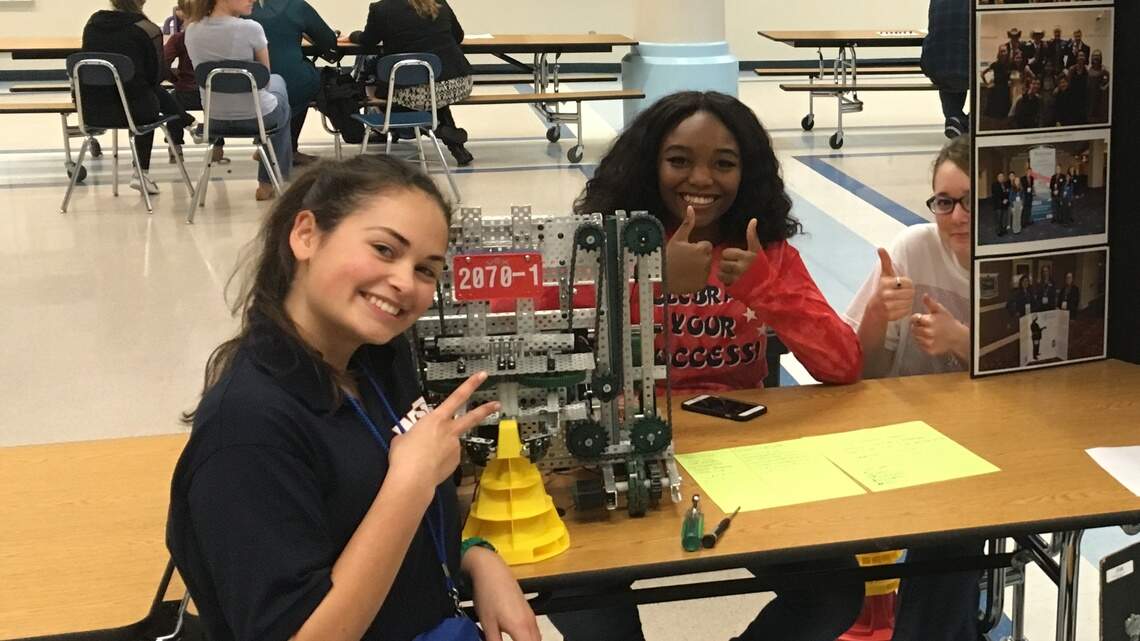 ‘Women have brains and we are going to use them.’ Students work to attract more girls to STEM clubs