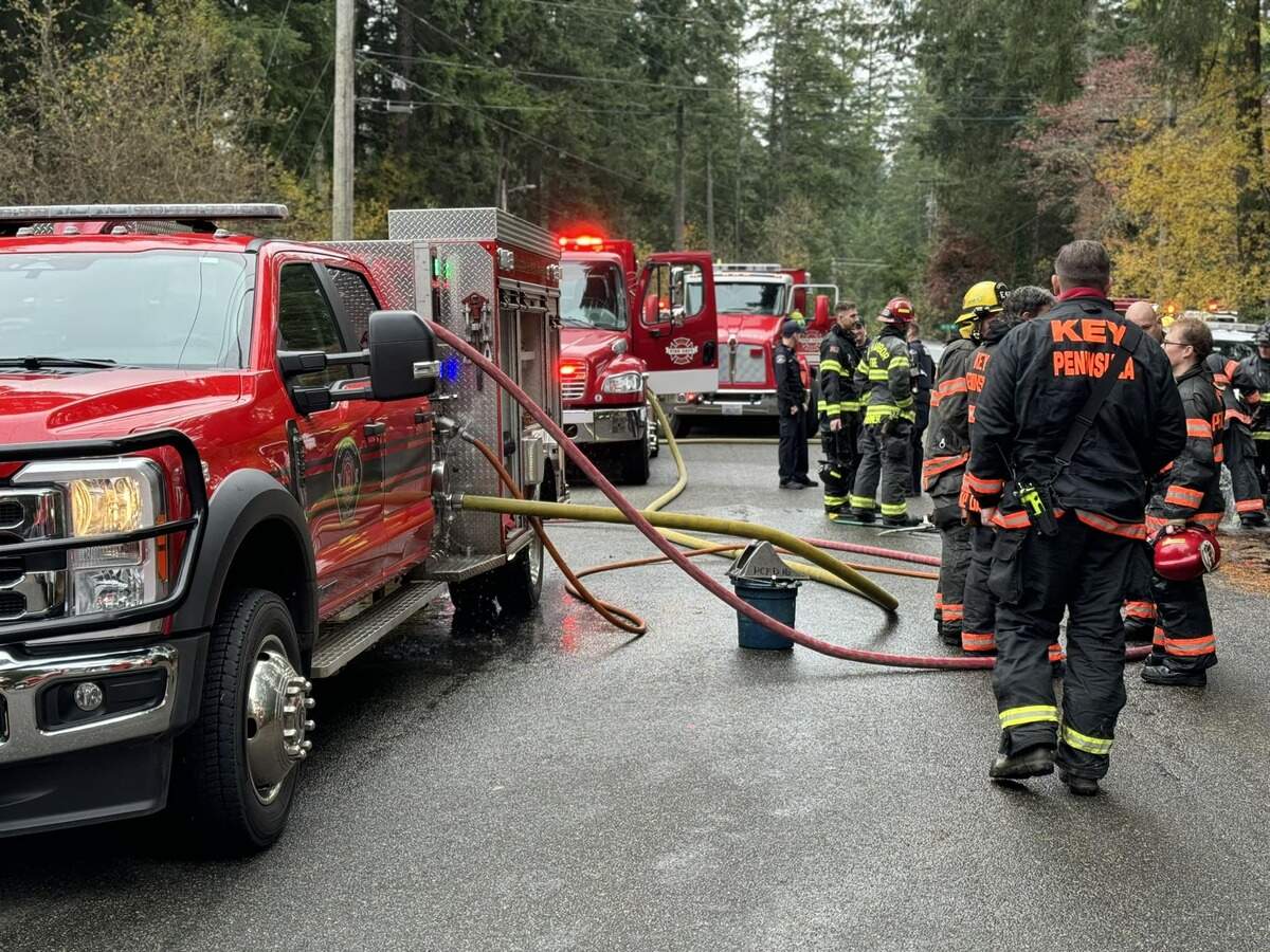 One person is dead following a house fire in Gig Harbor on Sunday.