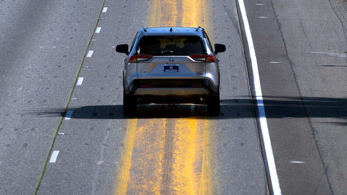 A section of I-5 in Lakewood now has an, uh, unconventional stripe. Here’s what happened