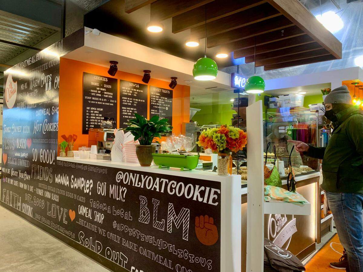 Only Oatmeal Cookie Creations was one of a few anchor tenants at the Waterfront Market in Ruston. Owner Karina Blasco closed the shop and her bakery business Jan. 1, 2023.