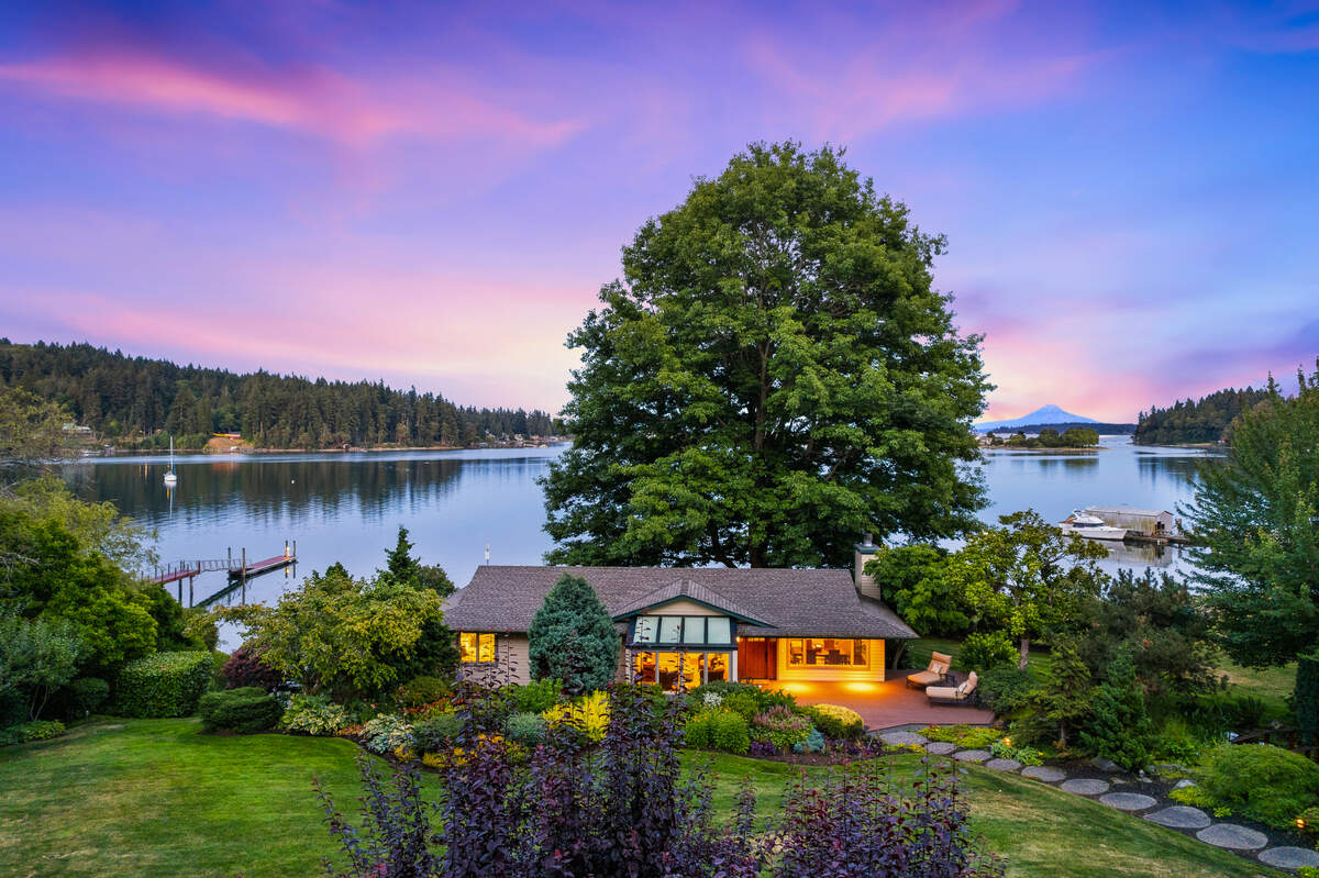 An estate in Poulsbo, Washington, for $6.498 million comes with a primary house, guest house, custom tree house and an ice cream parlor.