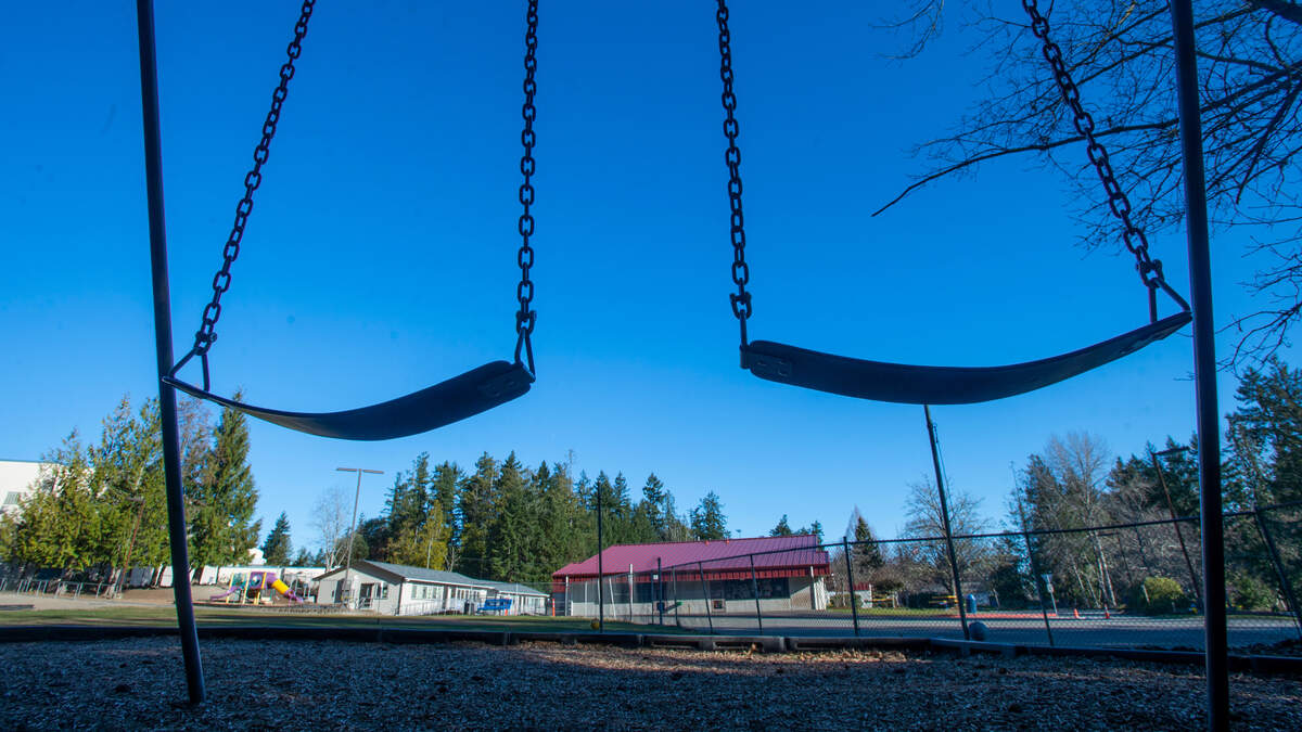 Playgrounds like this one at Discovery Elementary in Gig Harbor may remain deserted for some time after Governor Jay Inslee announced closure of all schools statewide from March 17 through April 24 to help slow the spread of coronavirus.