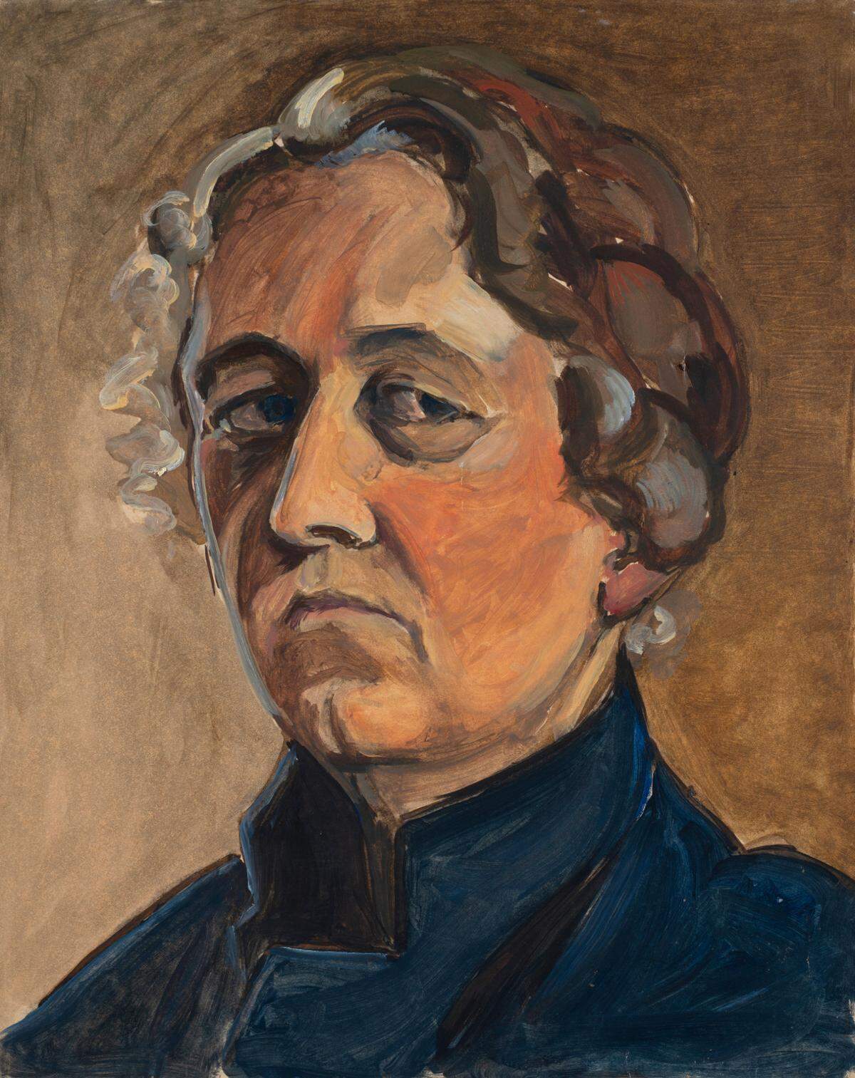 A self-portrait by B.L. Hyde.