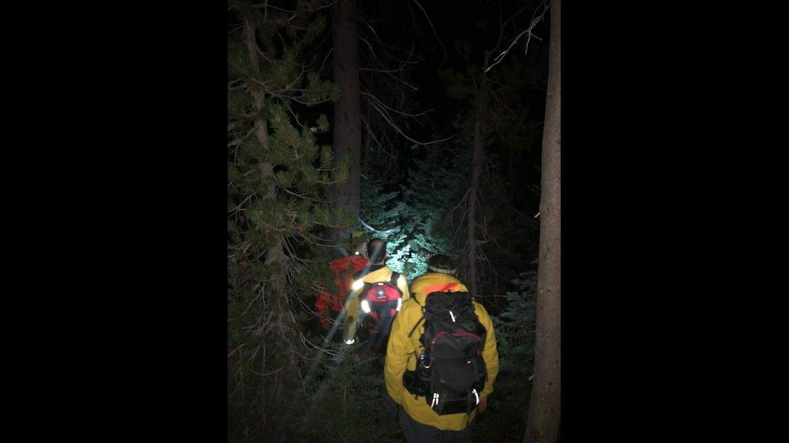 A 61-year-old hiker was rescued from South Sister mountain in Oregon on Sept. 30, 2022, after getting lost, deputies said.