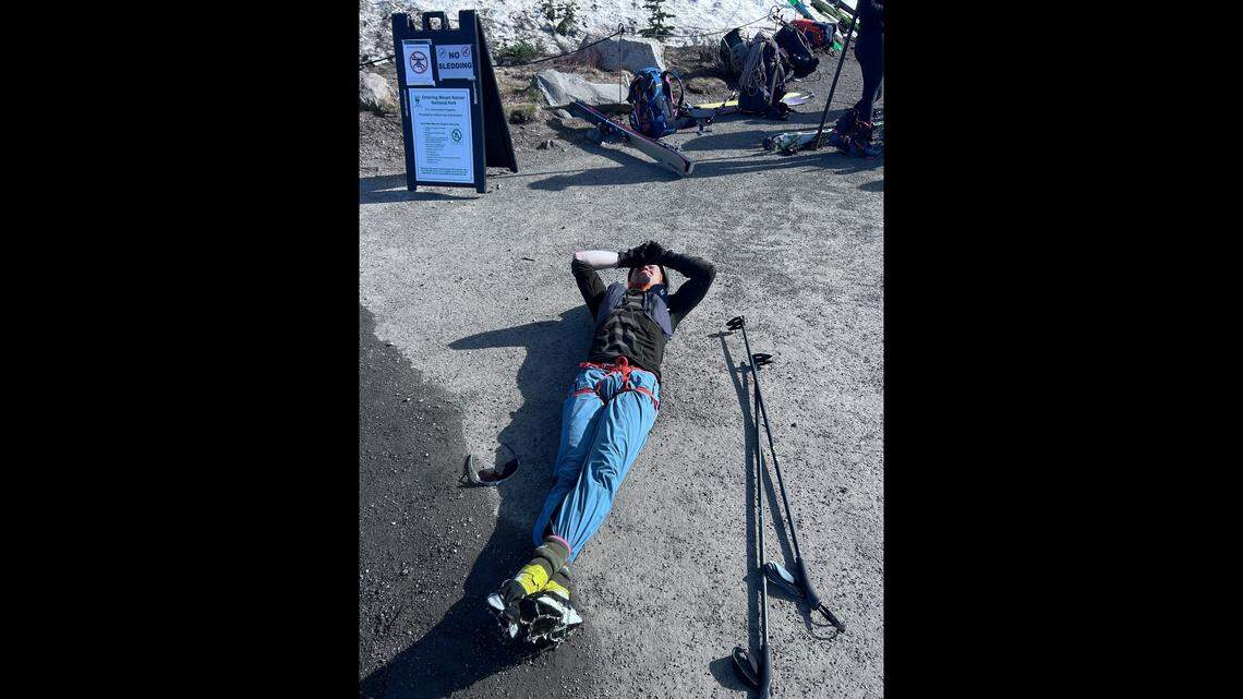 Ashford-based guide runs up Mount Rainier and back, shattering speed record