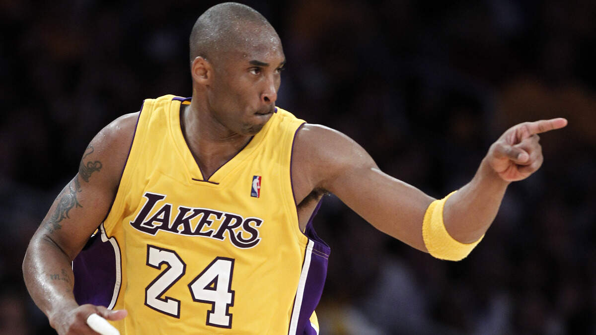 Los Angeles Lakers guard Kobe Bryant reacts during the second half against the Phoenix Suns in Game 1 of the NBA basketball Western Conference finals Monday, May 17, 2010, in Los Angeles. The Lakers won 128-107.(AP Photo/Chris Carlson)  ORG XMIT: LAS126