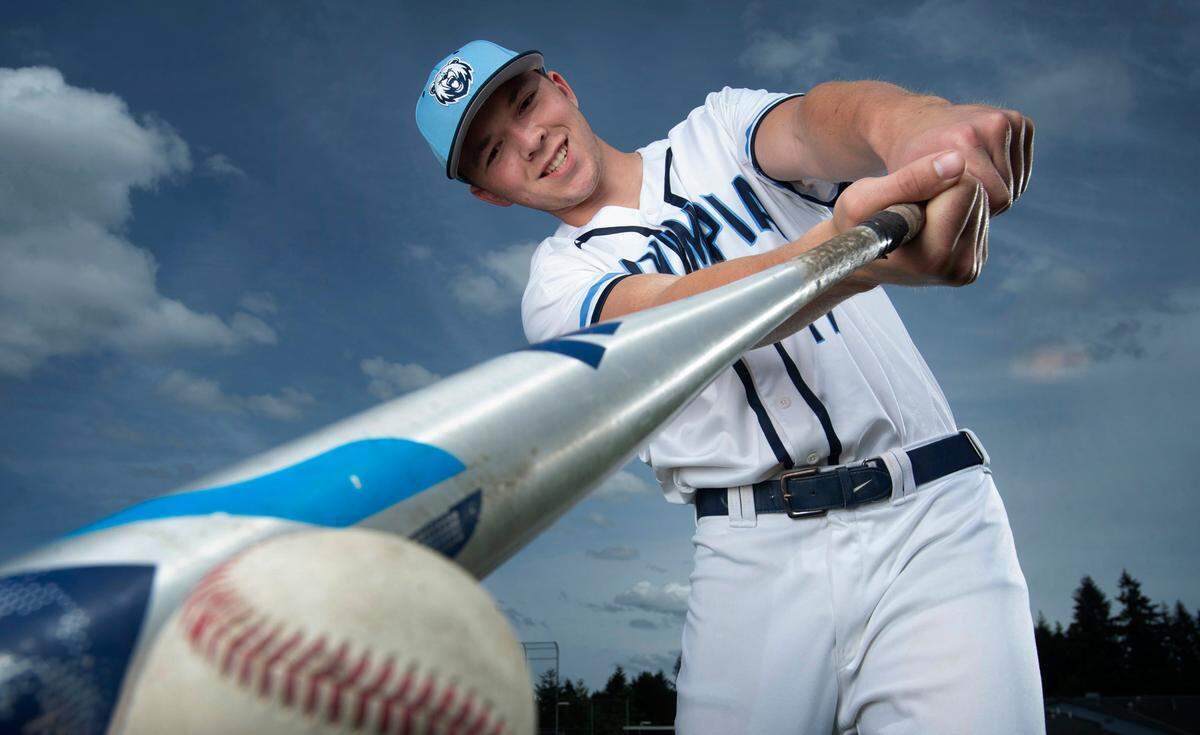 Olympia senior pitcher Rylan Haider is The Olympian and The News Tribune’s All-Area Baseball Player of the Year after helping lead the Bears to the 4A state championship. He is shown at Olympia High School in Olympia, Washington on Wednesday, June 8, 2022.