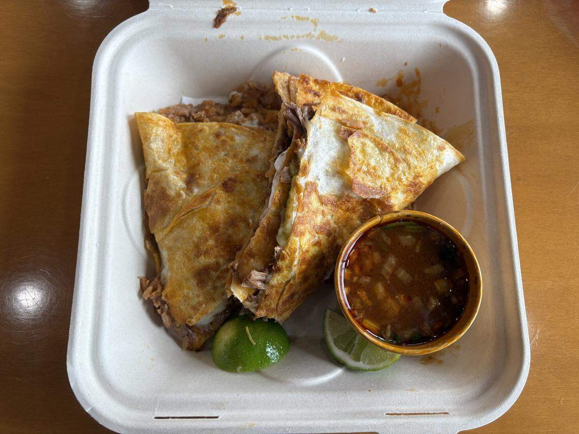 Quesabirria from Taqueria El Grande in Tacoma.