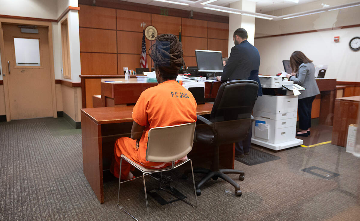 Bail was set at $5 million dollars for Joseph Ricky Emile on a charge of aggravated murder in the first-degree when he appeared in Pierce County Superior Court in Tacoma, Washington, on Dec. 5, 2023. Commissioner Barbara McInvaille ruled that Emile’s face could not be shown by the media in photographs or video because of a “presumption of innocence.”