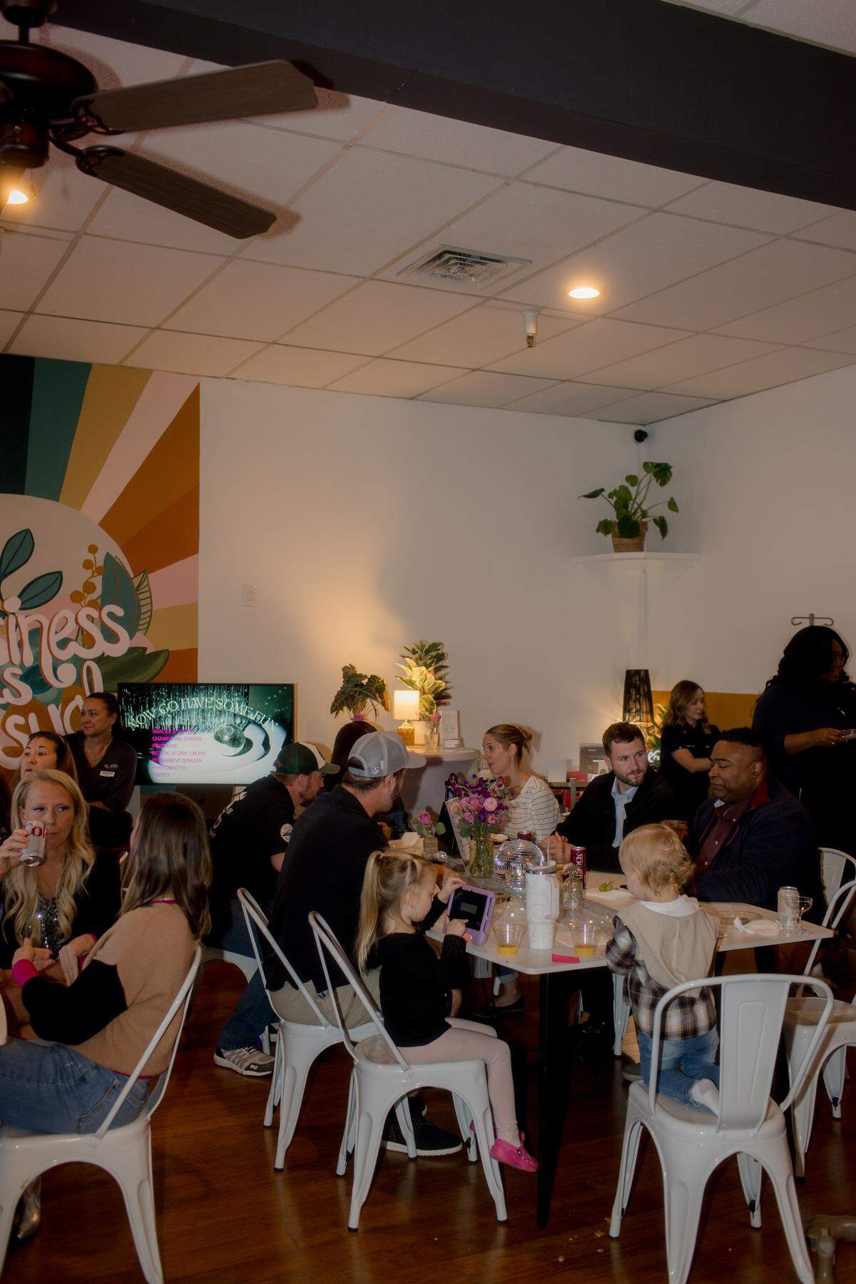 Guests gather to celebrate the grand opening of Empower House at 503 S. Meridian on Oct. 8.
