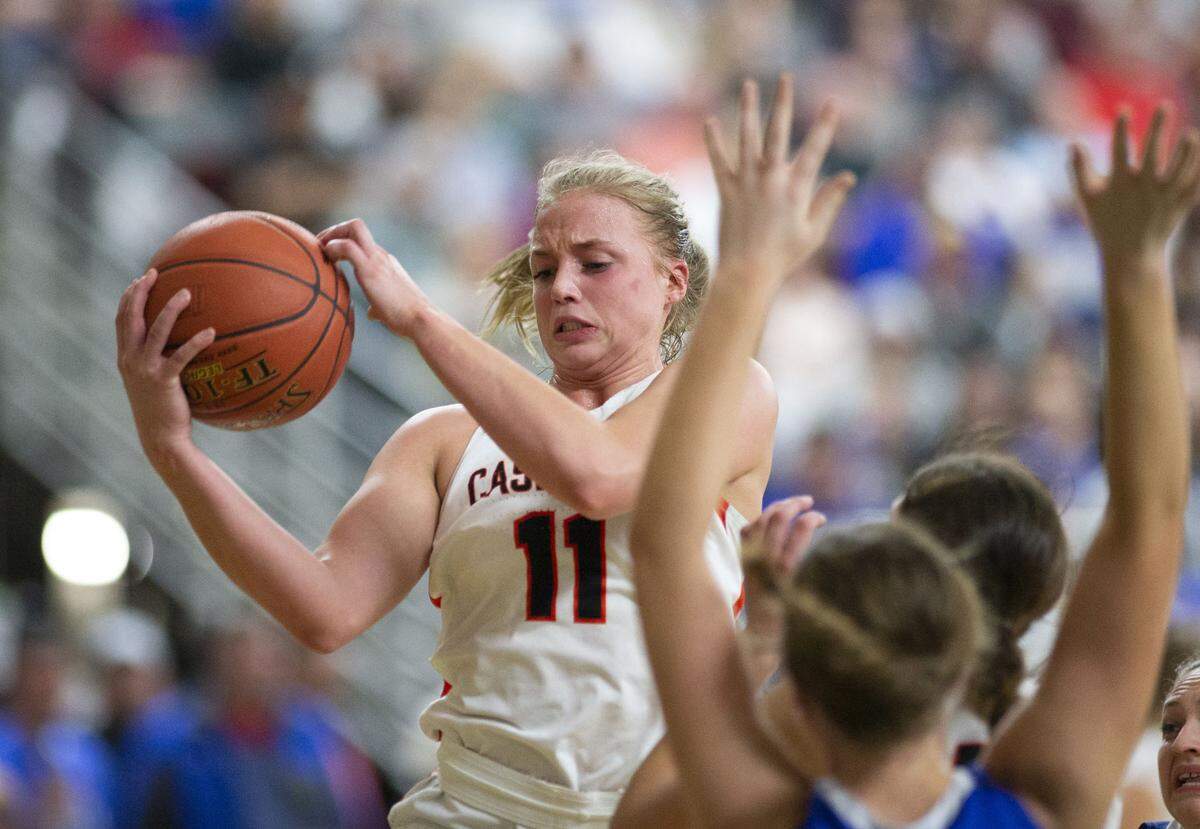 Hailey Van Lith and Cashmere defeated La Salle 46-37 in the semifinals of the 1A Hardwood Classic girls basketball tournament on Friday, March 6, 2020 at the Yakima SunDome in Yakima, Wash.