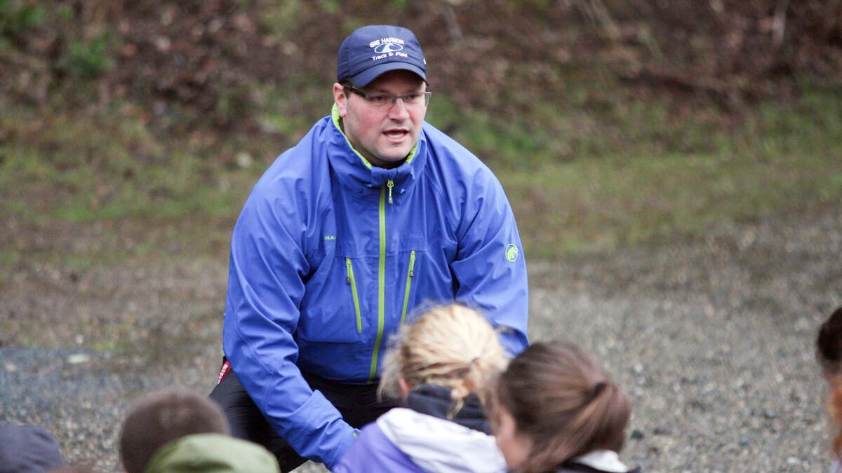 Gig Harbor head track coach Kevin Eager was named the Washington boys coach track coach of the year.