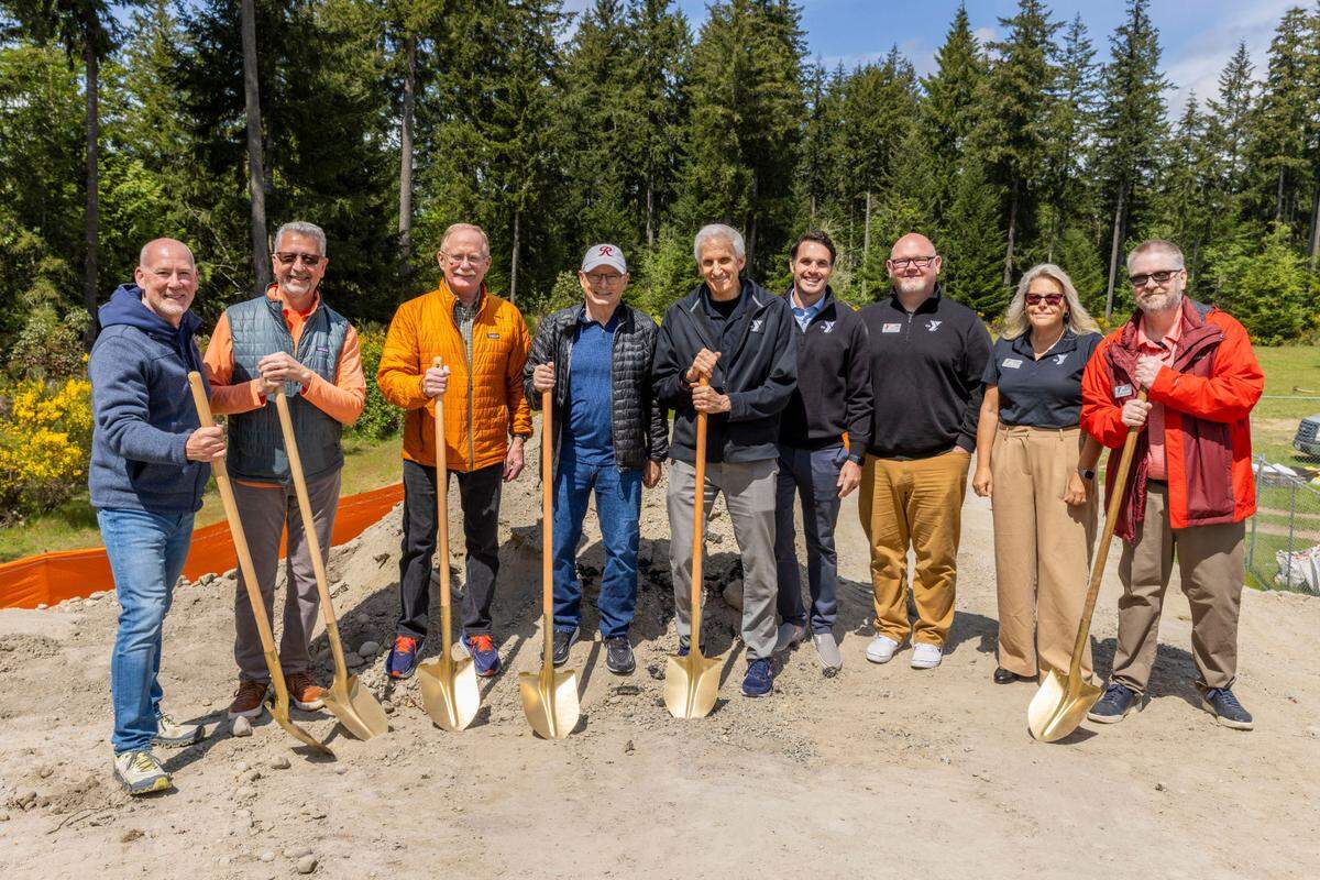 YMCA of Pierce and Kitsap Counties board members and executive staff members attended the groundbreaking event of Phase 1A of the Gig Harbor Sports Complex on Saturday, May 3, in Gig Harbor.