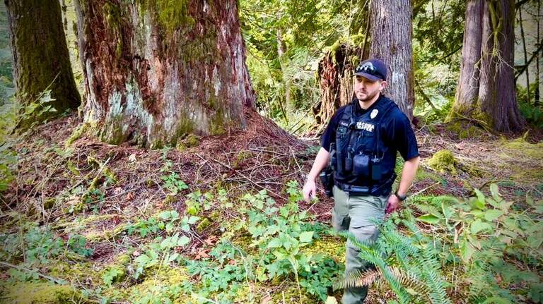 He’s got a gun, a college degree in fisheries and he keeps your drinking water safe