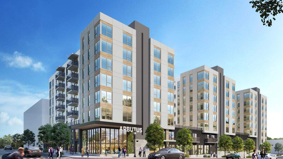 This rendering shows plans for Arbutus House apartments, 109 S. 25th St., Tacoma.