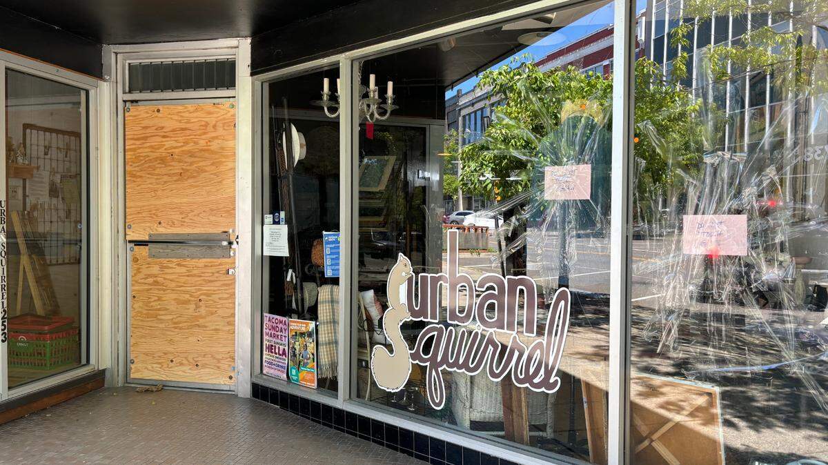 More than 50 windows on Tacoma’s Antique Row were broken during a vandalism spree last month.