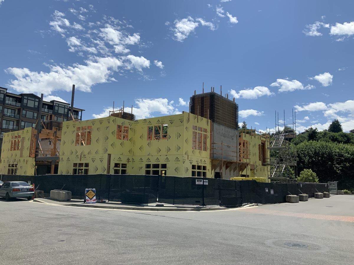 Point Ruston’s Building 5, seen in construction this year.
