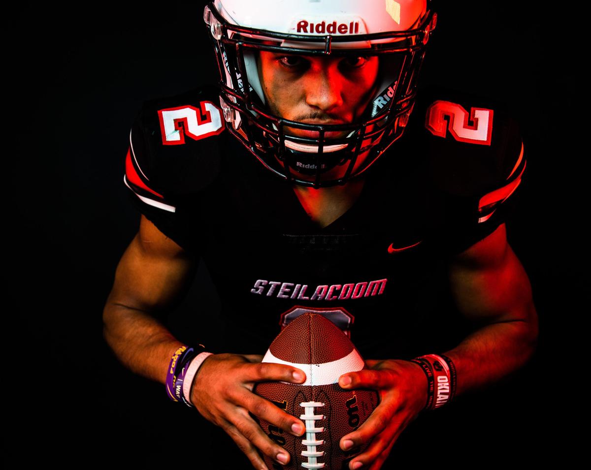 Steilacoom’s Emeka Egbuka photographed in Tacoma, Wash., on Sunday, Dec. 8, 2019.