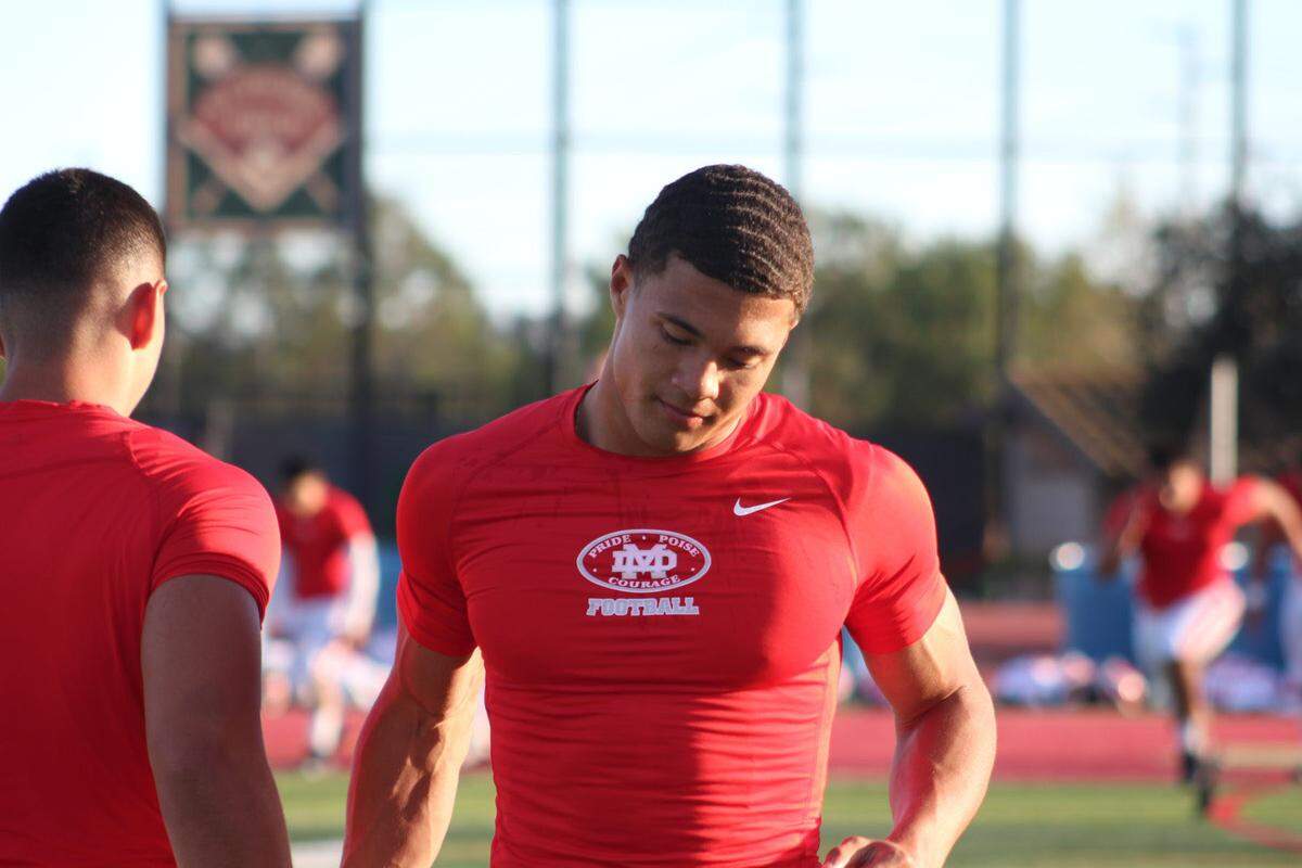Mater Dei High School cornerback Domani Jackson.