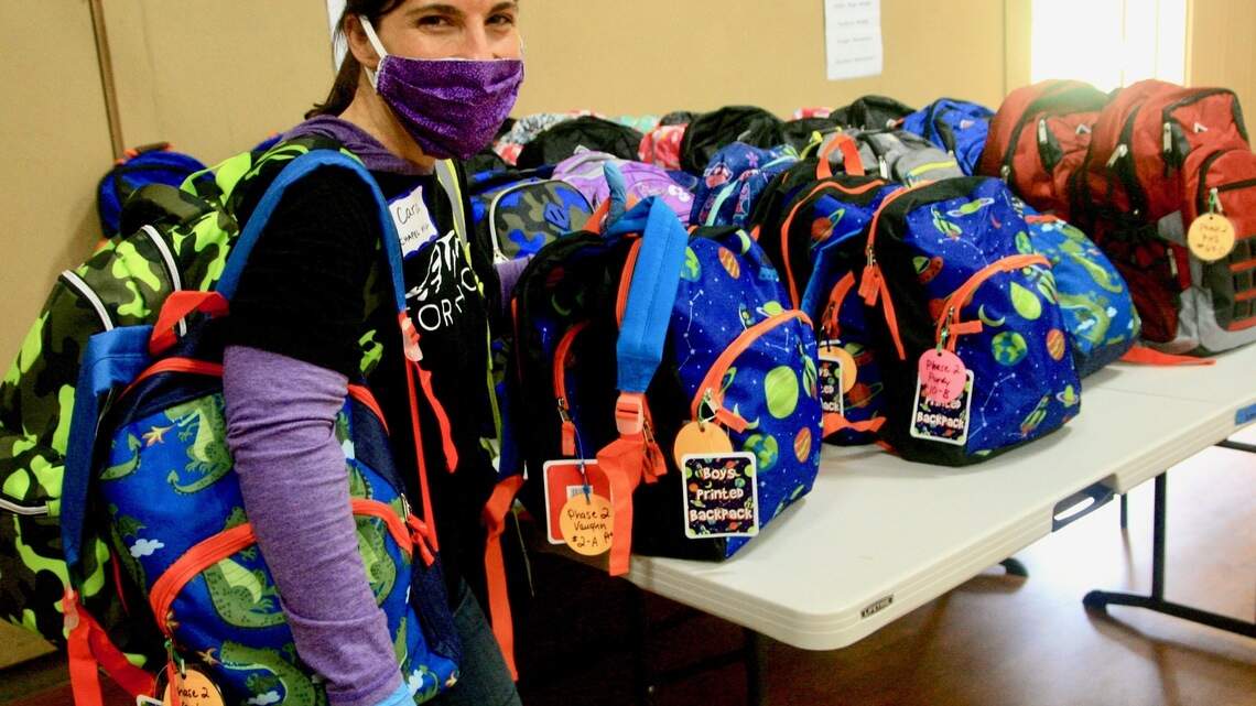 School supply giveaway was a drive-by success