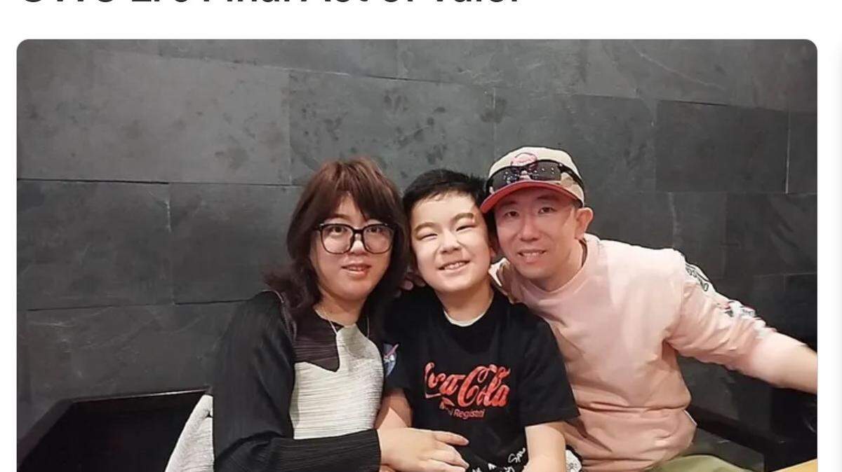 A photo from the GoFundMe page for drowning victim Hao Li’s family.