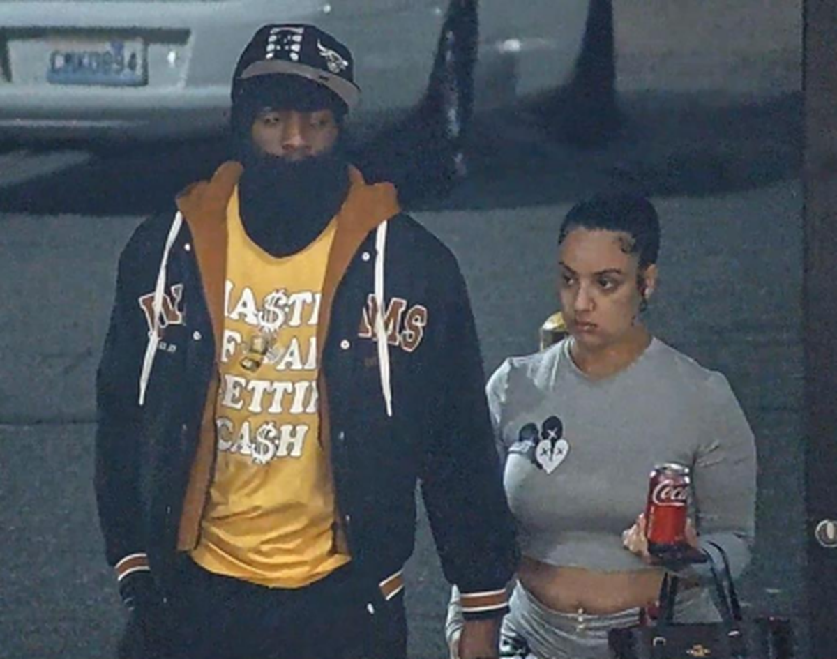 Jamari Webb and Ashley Arrieta are pictured in grocery store surveillance video law enforcement used to tie them to the Aug. 25, 2024 murder of Hector Gonzalez-Jimenez, of Eagle Creek, Oregon.