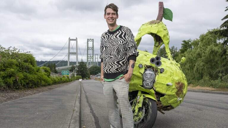 Did you see that pear car around Tacoma? It’s on a cross-country road trip